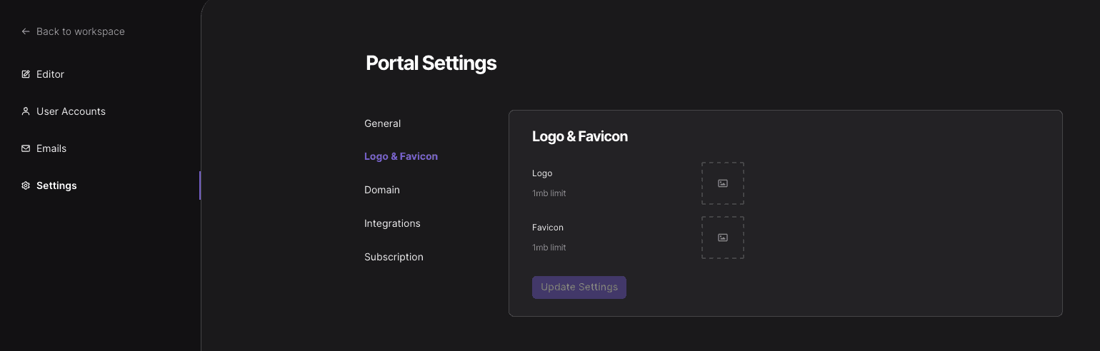 Portal logo & favicon