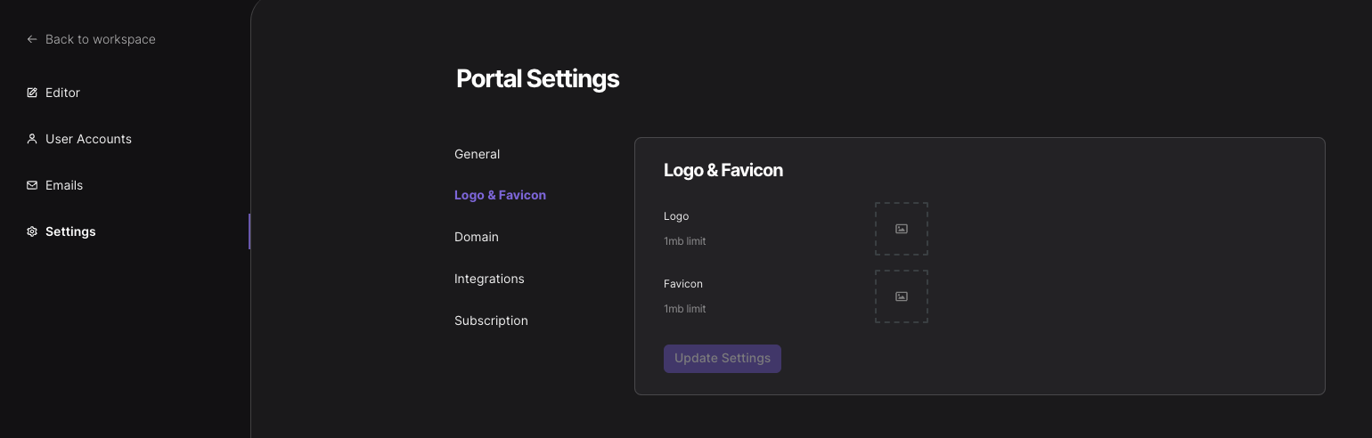 Portal logo & favicon